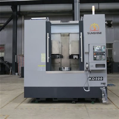 Kd500 CNC torno vertical processamento de peças automotivas